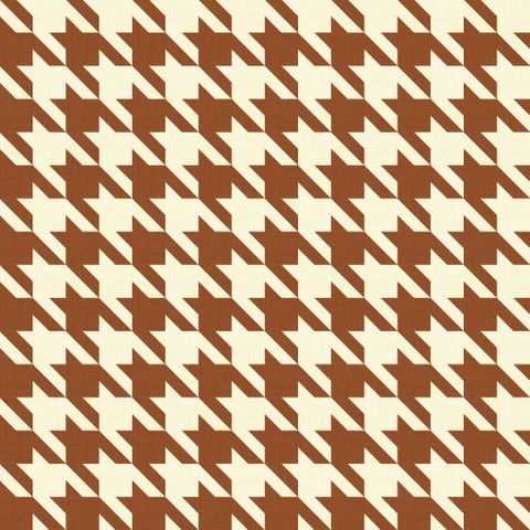 Big Hounds Tooth Soft Terracotta Fire Retardant Fabric