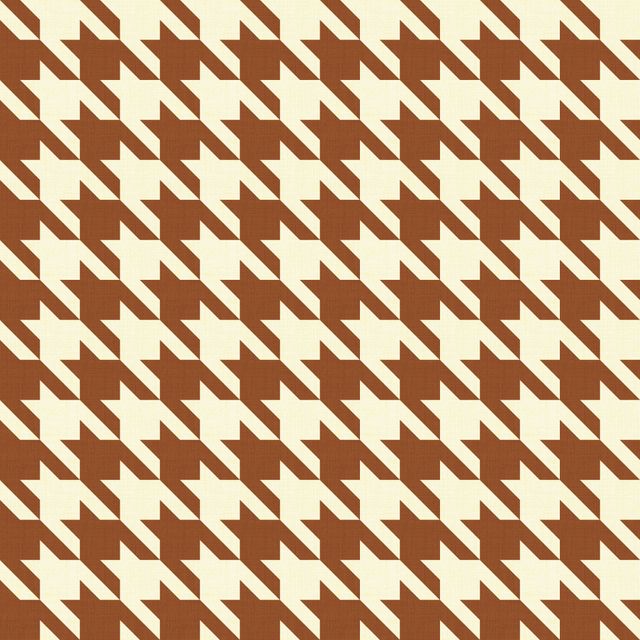 Big Hounds Tooth Soft Terracotta