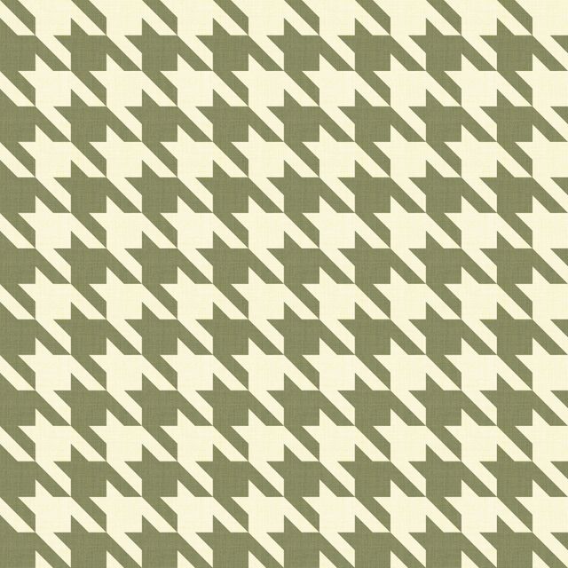 Big Hounds Tooth Cream/Pistachio