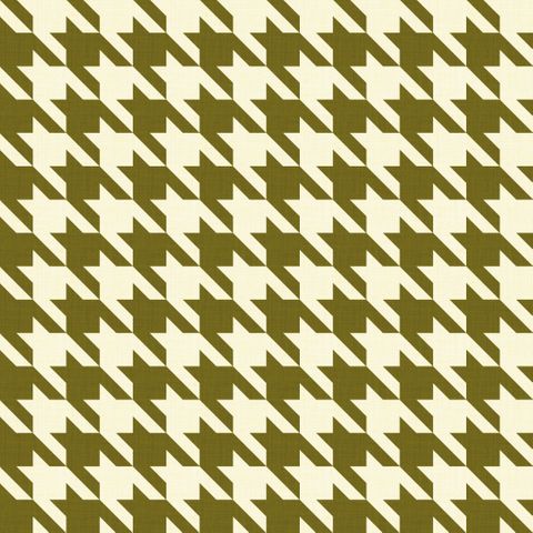 Big Hounds Tooth Dark Mustard Fire Retardant Fabric