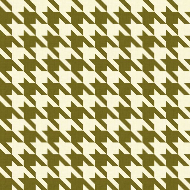 Big Hounds Tooth Dark Mustard