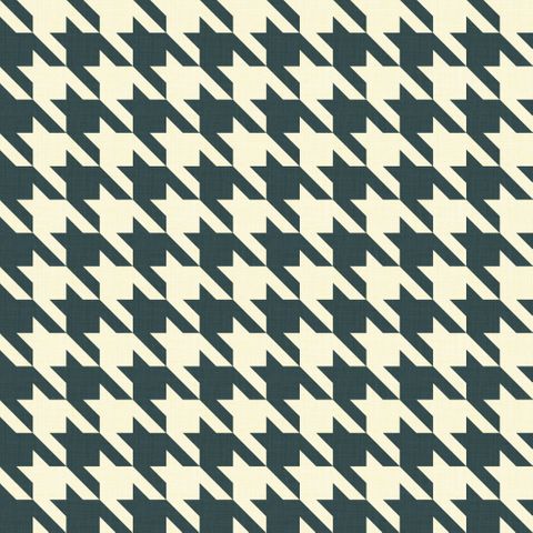 Big Hounds Tooth Bright Steel Fire Retardant Fabric