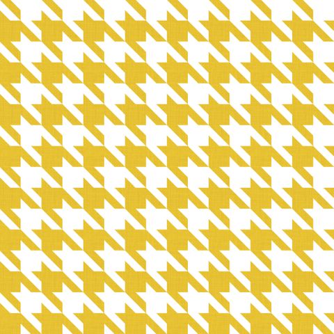 Big Hounds Tooth Light Mustard Fire Retardant Fabric