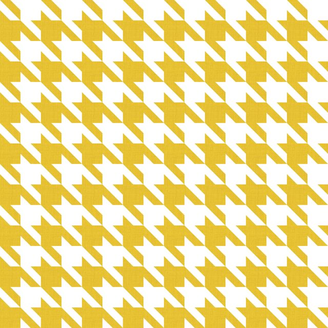 Big Hounds Tooth Light Mustard Fire Retardant Fabric