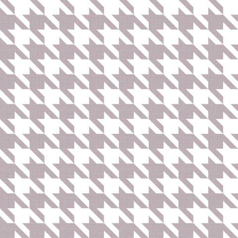 Big Hounds Tooth Lilac Fire Retardant Fabric