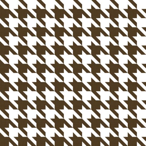 Big Hounds Tooth Taupe Sand Fire Retardant Fabric