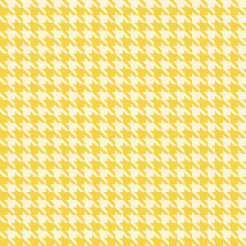 Small Hounds Tooth Sunshine Fire Retardant Fabric