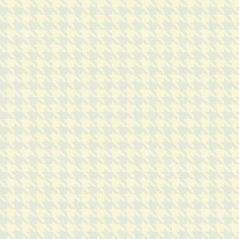 Small Hounds Tooth Ivory Fire Retardant Fabric