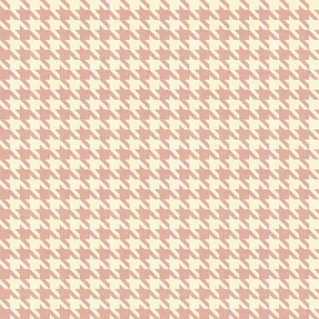 Small Hounds Tooth Powder Pink