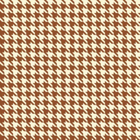 Small Hounds Tooth Soft Terracotta Fire Retardant Fabric