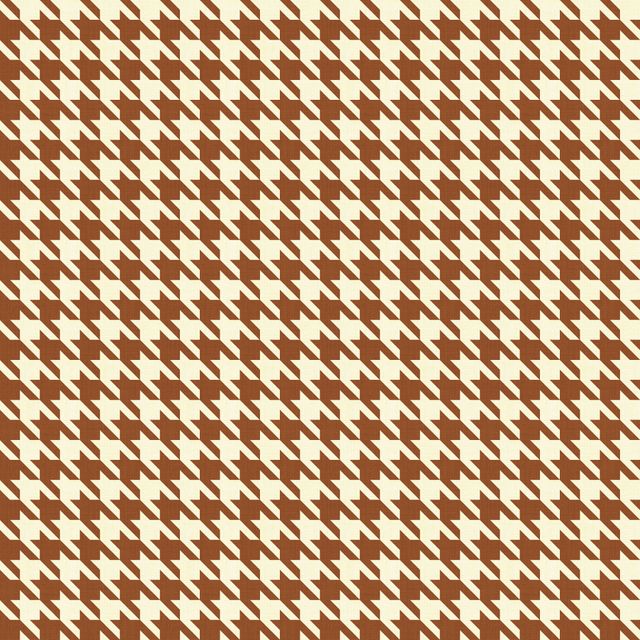 Small Hounds Tooth Soft Terracotta