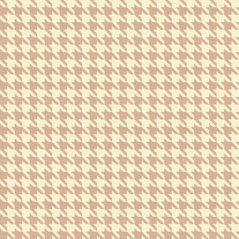 Small Hounds Tooth Creamy Fire Retardant Fabric