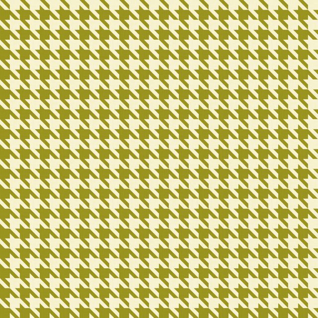 Small Hounds Tooth Bright Mustard Fire Retardant Fabric