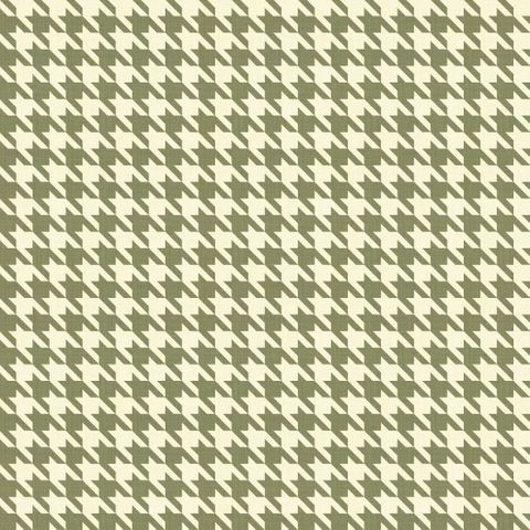 Small Hounds Tooth Pistachio Fire Retardant Fabric