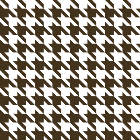 Big Hounds Tooth Hazelnut Fire Retardant Fabric