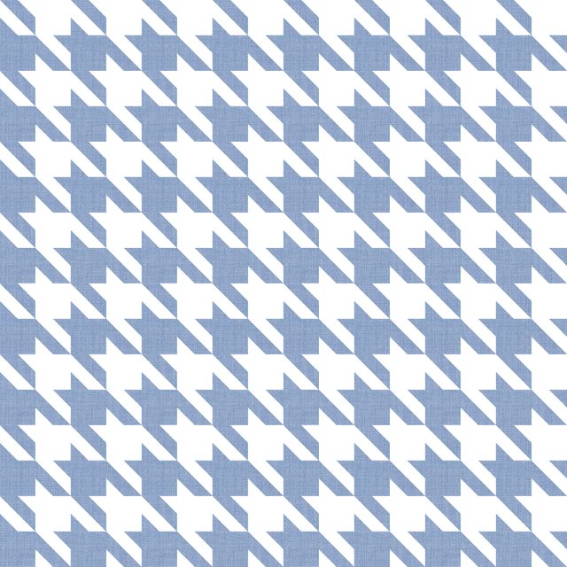 Big Hounds Tooth Light Blue Fire Retardant Fabric