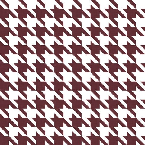 Big Hounds Tooth Light Damson Fire Retardant Fabric