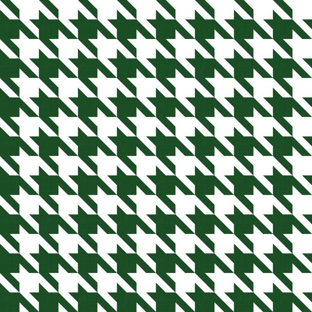 Big Hounds Tooth Forest Green