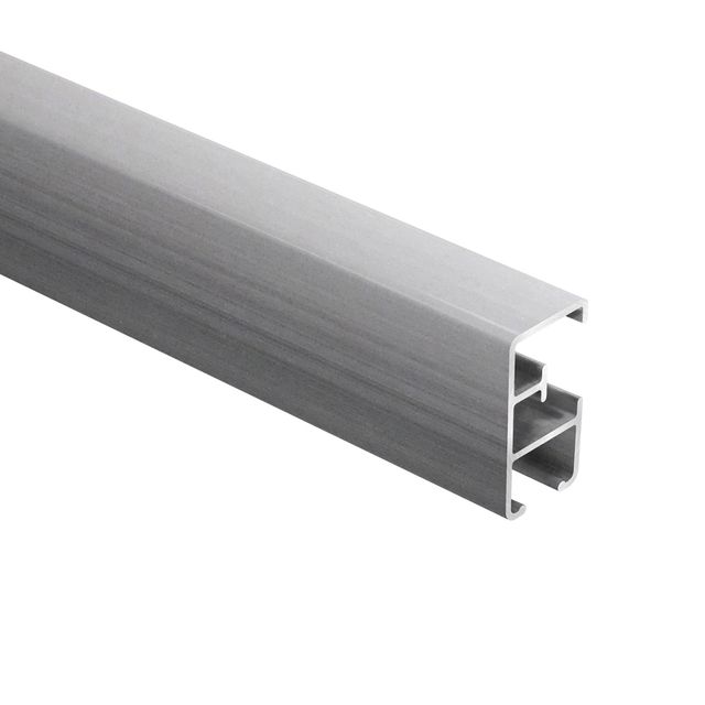 Heavy Duty Curtain Track Silver Alluminium