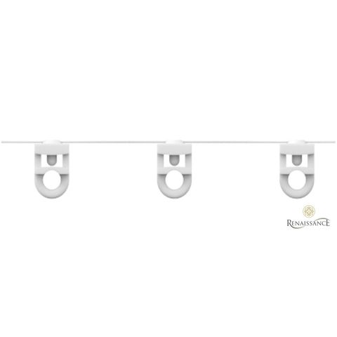 Heavy Duty Curtain Track White Alluminium