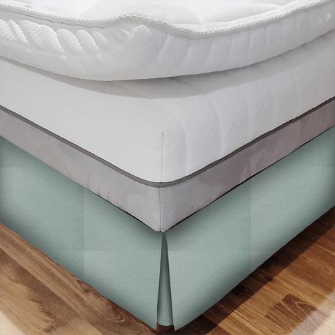 Adeline Aquamarine Bed Base Valance