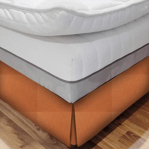 Eltham Rust Bed Base Valance