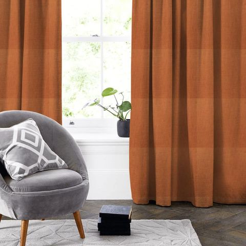 Eltham Rust Made To Measure Curtain