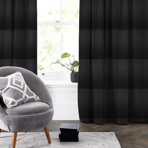 Esther Black Made To Measure Curtain