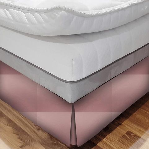 Esther Pink Bed Base Valance