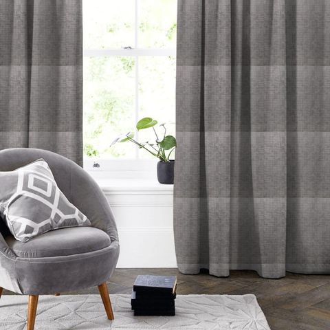 Azurite Grey Made To Measure Curtain