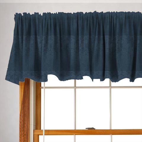 Azurite Indigo Valance