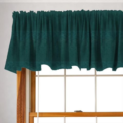 Azurite Teal Valance