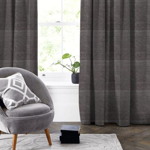 Savoy Charcoal Made To Measure Curtain