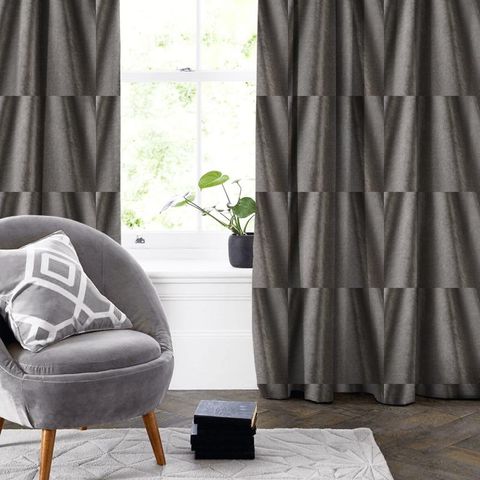 Savoy Grey Made To Measure Curtain