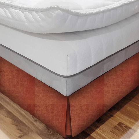 Savoy Orange Bed Base Valance