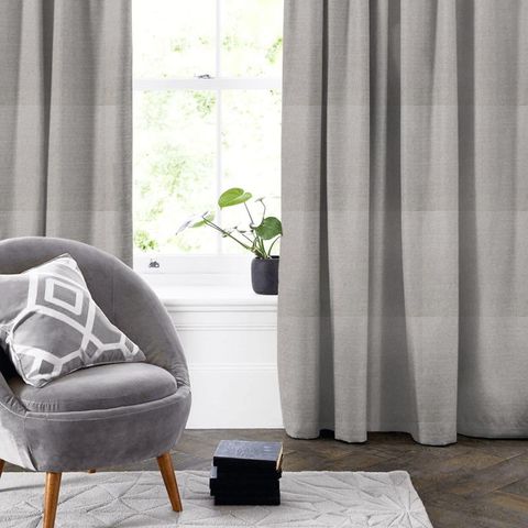 Zoya Grey Made To Measure Curtain