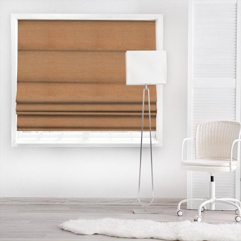 Zoya Rust Made To Measure Roman Blind