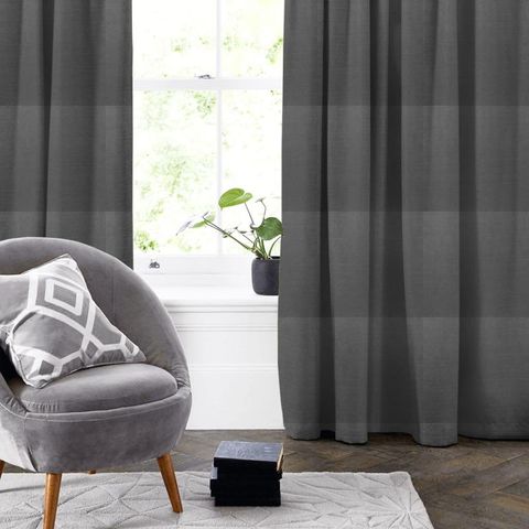 Parker Charcoal Made To Measure Curtain