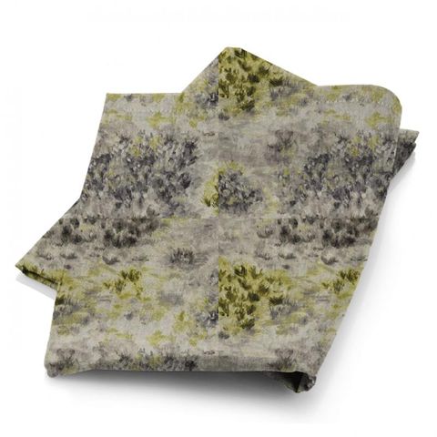 Fiore Charcoal/Chartreuse Fabric