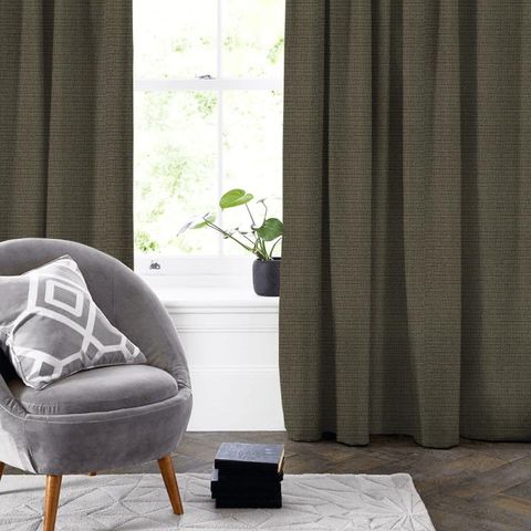 Kauai Charcoal Made To Measure Curtain