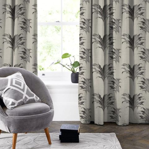 Palma Charcoal Made To Measure Curtain