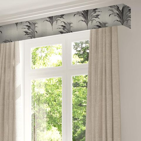 Palma Charcoal Pelmet