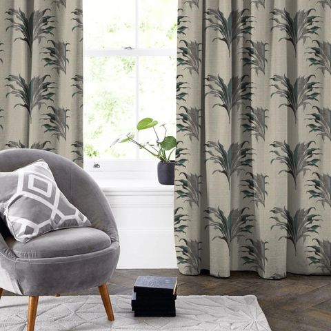 Palma Kingfisher Made To Measure Curtain