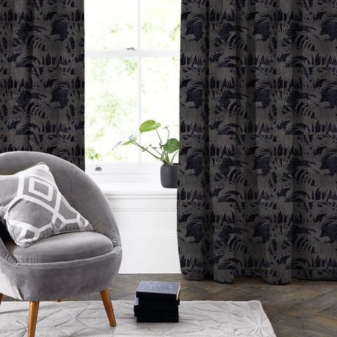 Tropicale Midnight Made To Measure Curtain