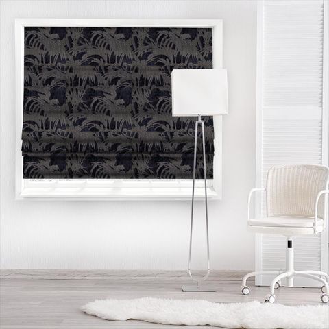 Tropicale Midnight Made To Measure Roman Blind