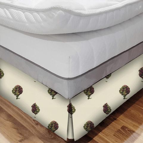 Artichoke Ivory Bed Base Valance