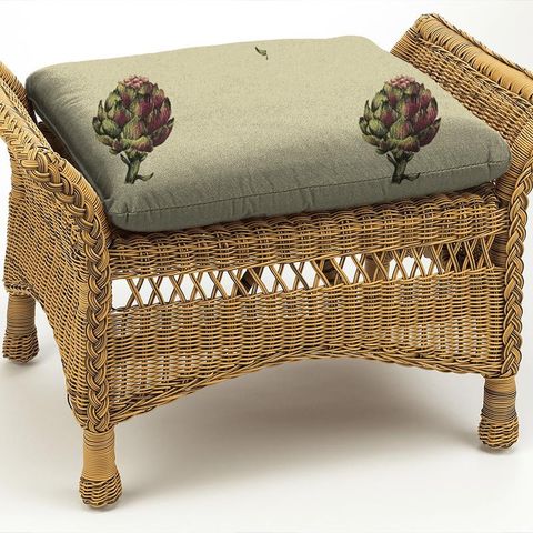 Artichoke Linen Box Cushion