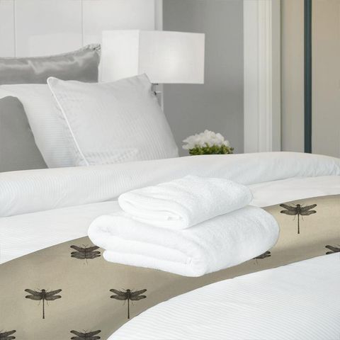 Azure Linen Bed Runner