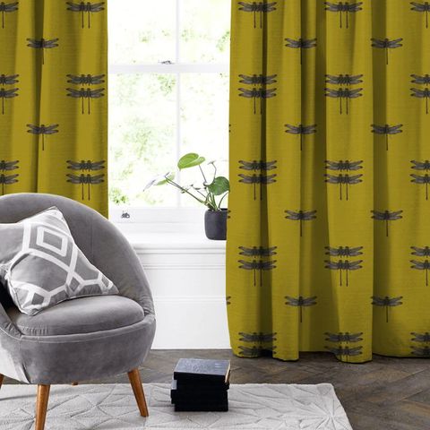 Azure Ochre Made To Measure Curtain