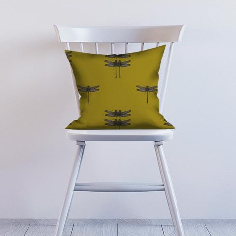 Azure Ochre Cushion